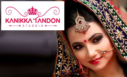Kanikka Tandon Studdio Punjabi Bagh - Upto 60% off on party makeups and bridal packages!