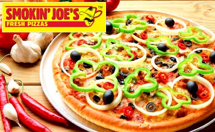 Smokin Joe's Bandra West - Buy any large pizza and get medium pizza free. Relish hot & cheesy delights!