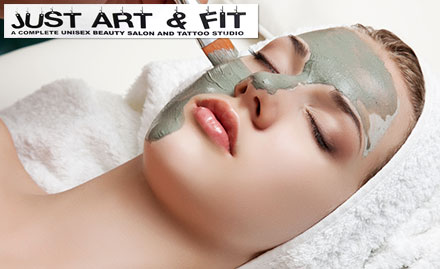 Just Art & Fit Mansarovar - 50% off! Get facial, haircut, manicure, pedicure, party makeup and more!