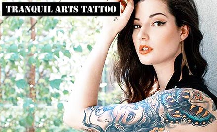 Tranquil Arts Tattoo Studio Jayanagar - 1 sq inch tattoo absolutely free along with 30% off on further inches!
