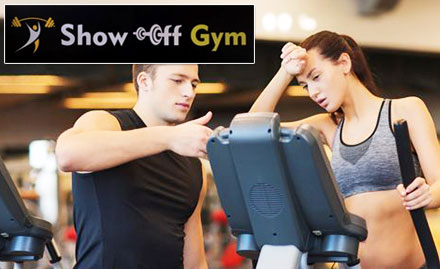 Show Off Gym Banaswadi - Rs 7500 for 5 kg weight loss package. Get ready to look fab!