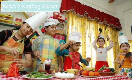 Ketakis Krafting Korner Andheri West - Rs 3519 for kids cooking camp. Learn the art of healthy cooking!