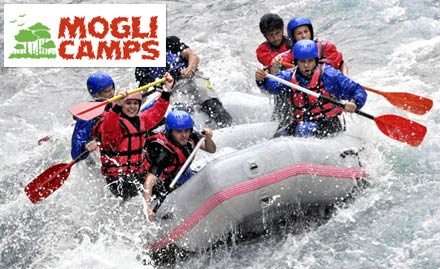 Mogli Camps Shivpuri, Rishikesh - Rs 1400 for adventure activity package worth Rs 1700. Enjoy night trekking, spider web, river rafting & more!