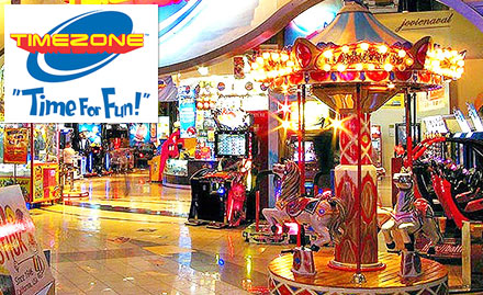 Timezone Salt Lake - Get an additional bonus of Rs 200 on a recharge of Rs 500. The one stop entertainment zone!
