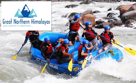 Great Northern Himalayas Rishikesh - Rs 1399 for day out adventure package worth Rs 1850. Enjoy river rafting, spider web, bonfire & more!