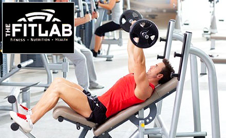 The Fitlab Pitampura - Get 3 gym sessions. Also, get 2-months session free on further enrollment!