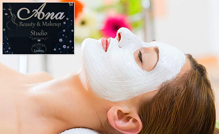 Ana Beauty & Makeup Studio Sodala - 45% off! Get facial, manicure, cleanup, haircut, party makeup and more!