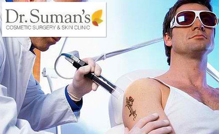 Dr Suman's Cosmetic Surgery and Skin Clinic Greater Kailash Part 1 - Upto 50% off on tattoo removal treatment, scar revision, liposuction and more!