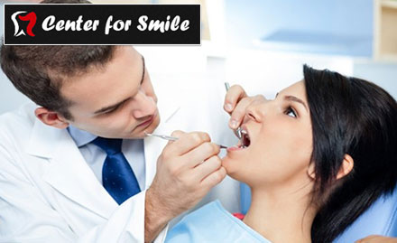 Center For Smile DLF Phase 3, Gurgaon - Rs 250 for scaling, polishing and more worth Rs 1800