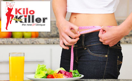 Kilo Killer Janakpuri - 1 weight loss, slimming or tummy tuck session complimentary. Start your weight loss journey!