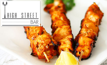 High Street Bar Raghunathpur - Combo for two at Rs 599. Enjoy starters and beer!