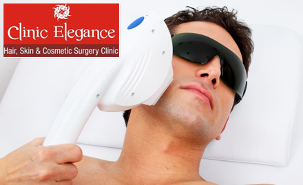 Clinic Elegance Pitampura - Laser hair reduction for 2 medium areas & 2 small areas or 1 session of photofacial at just Rs 999. Valid across 2 outlets in Delhi!