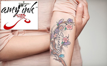 Amy Tattoo Inkz Sector 17, Gurgaon - 1st sq inch permanent tattoo worth Rs 1000 absolutely free
