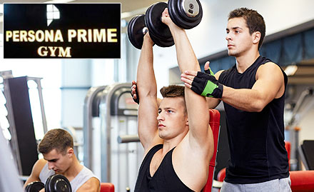 Persona Prime Gym Jasola - Get 4 gym sessions for just Rs 49!