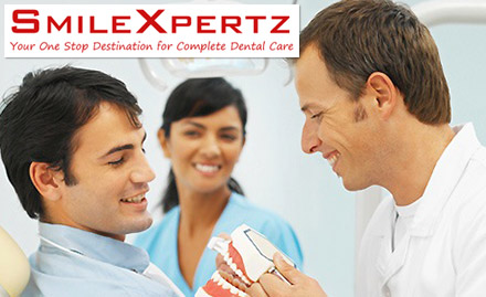 SmileXpertz DLF Phase 4, Gurgaon - Rs 249 for ultrasonic scaling, polishing, x ray, consultation & 1 extraction worth Rs 3050 