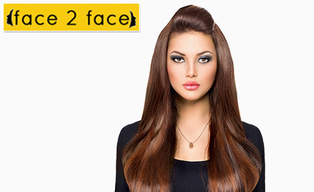 Face To Face Kalkaji - Hair rebonding or smoothening along with hair spa for Rs 2450!