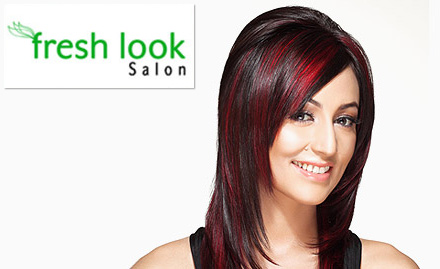 Fresh Look Salon Mazagaon - Rs 700 for hair highlights along with face bleach