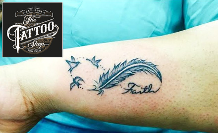 The Tattoo Shop Defence Colony - 1st sq inch permanent tattoo worth Rs 500 free