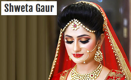 Shweta Gaur Makeup Artist Safdarjung - Upto 65% off on makeup services. Packages starting at just Rs 3999! 