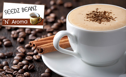 Seedz Beanz N Aroma Purna Das Road - Upto 29% off on sandwich, cold coffee and more!
