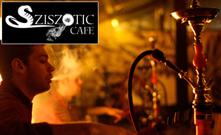 Sziszotic Cafe Hungerford Street - Rs 370 for hookah combo for two worth Rs 700!