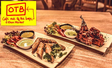 Out of the Box Khan Market - Rs 1280 for a hookah, starter & 2 mocktails worth Rs 2000