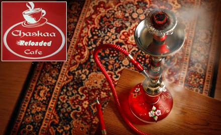 Chaskaa Reloaded Cafe Amarpali - Rs 330 for hookah combo for two worth Rs 800