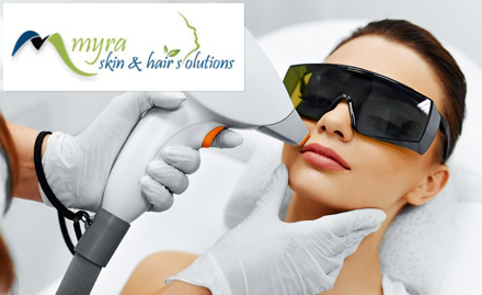 Myra Skin & Hair Solutions Panchsheel Park - Upto 55% off on hair and skin treatment