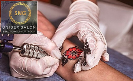 SNG Unisex Salon & Tattoos Mayur Vihar Phase 1 - 50% off on permanent tattoo!