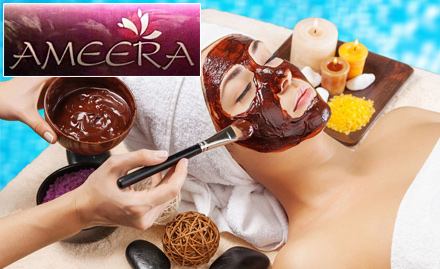 Ameera Glamour World Kalikapur - Rs 370 for chocolate facial, manicure and more worth Rs 1300