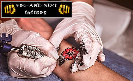 You Are Next Tattooz New Friends Colony - 1st sq inch tattoo absolutely free along with 40% off on further inches