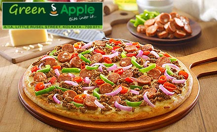 Cafe Green Apple Russel Street - Hookah combo meal for 2 people at just Rs 420