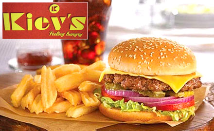Kiev's Bhowanipore - 20% off on burger, pasta and more