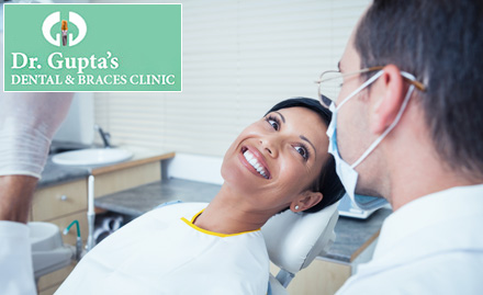 Dr. Gupta's Dental & Braces Clinic Sector 8, Rohini - Rs 350 for scaling, polishing, consultation & tooth jewellery
