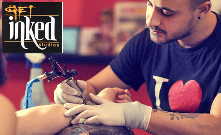 Get Inked Rajouri Garden - 50% off on permanent tattoo