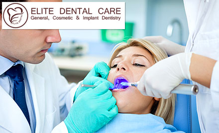 Elite Dental Care Krishna Nagar - Rs 270 for scaling, polishing, consultation & x ray worth Rs 1800