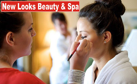 New Looks Beauty And Spa Tagore Garden - 35% off on bridal and party makeup