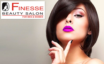 Finesse Beauty Salon Lajpat Nagar 2 - Hair spa free with hair straightening or smoothening