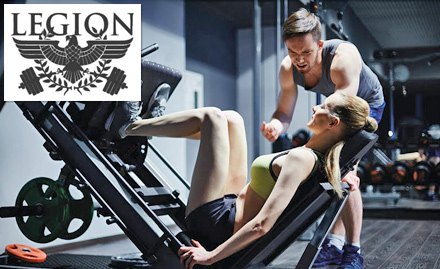 Legion Gym Sector 36, Noida - Get 3 gym sessions worth Rs 150