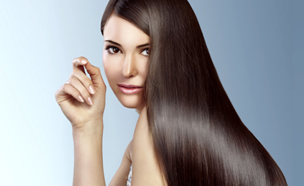 Fair Lady Unisex Salon Pitampura - Rs 2950 for hair rebonding or smoothening along with hair spa