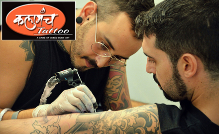 Kalamanch Tattoo Studio & Academy Dombivali - 50% off on coloured or black & grey permanent tattoo