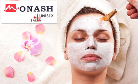 Monash Unisex Salon Pitampura - 40% off on skin & hair care services