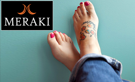 Meraki Tattooz Pitampura - 40% off on black & grey or coloured permanent tattoo