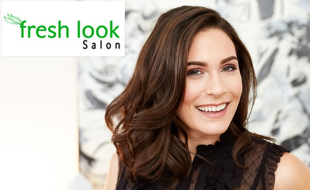 Fresh Look Salon Mazagaon - Rs 1200 for global hair colour & hair highlights worth Rs 4000
