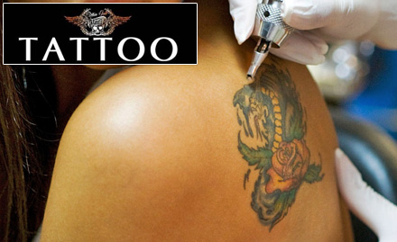 Skin Ink Tattoo Studio Malad West - 50% off on permanent tattoo. Valid for minimum 3 sq inch tattoo!