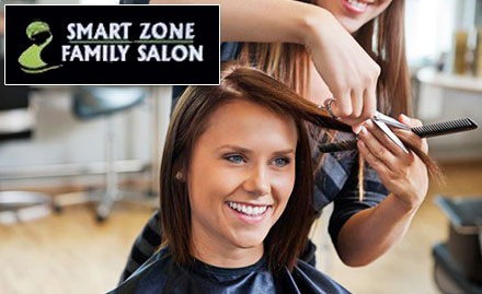 Smart Zone Family Salon Keshtopur - 40% off on all salon services. Valid on a minimum bill of Rs 300!