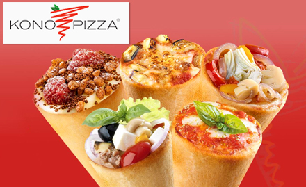 Kono Pizza Banashankari - 20% off on pizza & pasta. Enjoy pizza in a cone!