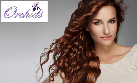 Orchids Salon deals in Malad West, Mumbai, reviews, rate card, best offers,  Coupons for Orchids Salon, Malad West | mydala