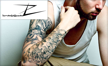 Lons Tattoos Malviya Nagar - 1st sq inch tattoo free along with 68% off on subsequent inches