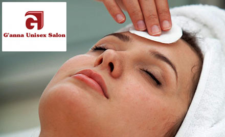 G'anna Unisex Salon Laxmi Nagar - Rs 899 for beauty package- face cleanup, pedicure, waxing & threading. Be your own kind of beautiful!
